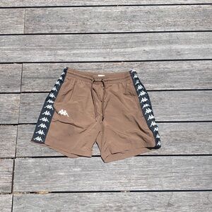 Brown kappa swim trunks, size medium men